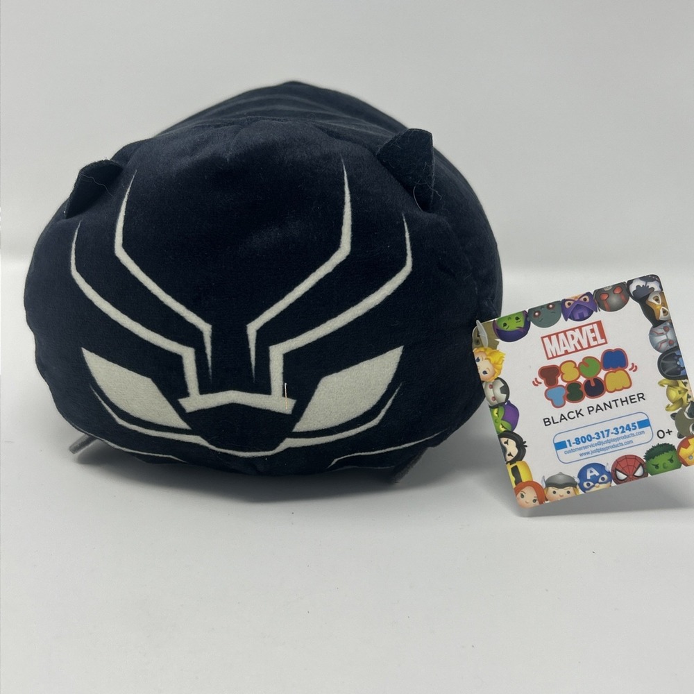 Marvel Hero Black Panther Tsum Tsum Plush 8" Pillow Plush Just Play 2022 NWT